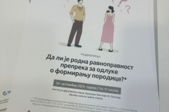 Саветница министарке Мацуре на представљању резултата истраживања 